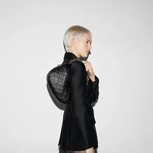 Gucci Маленькая сумка на плечо GG Black - фото 2
