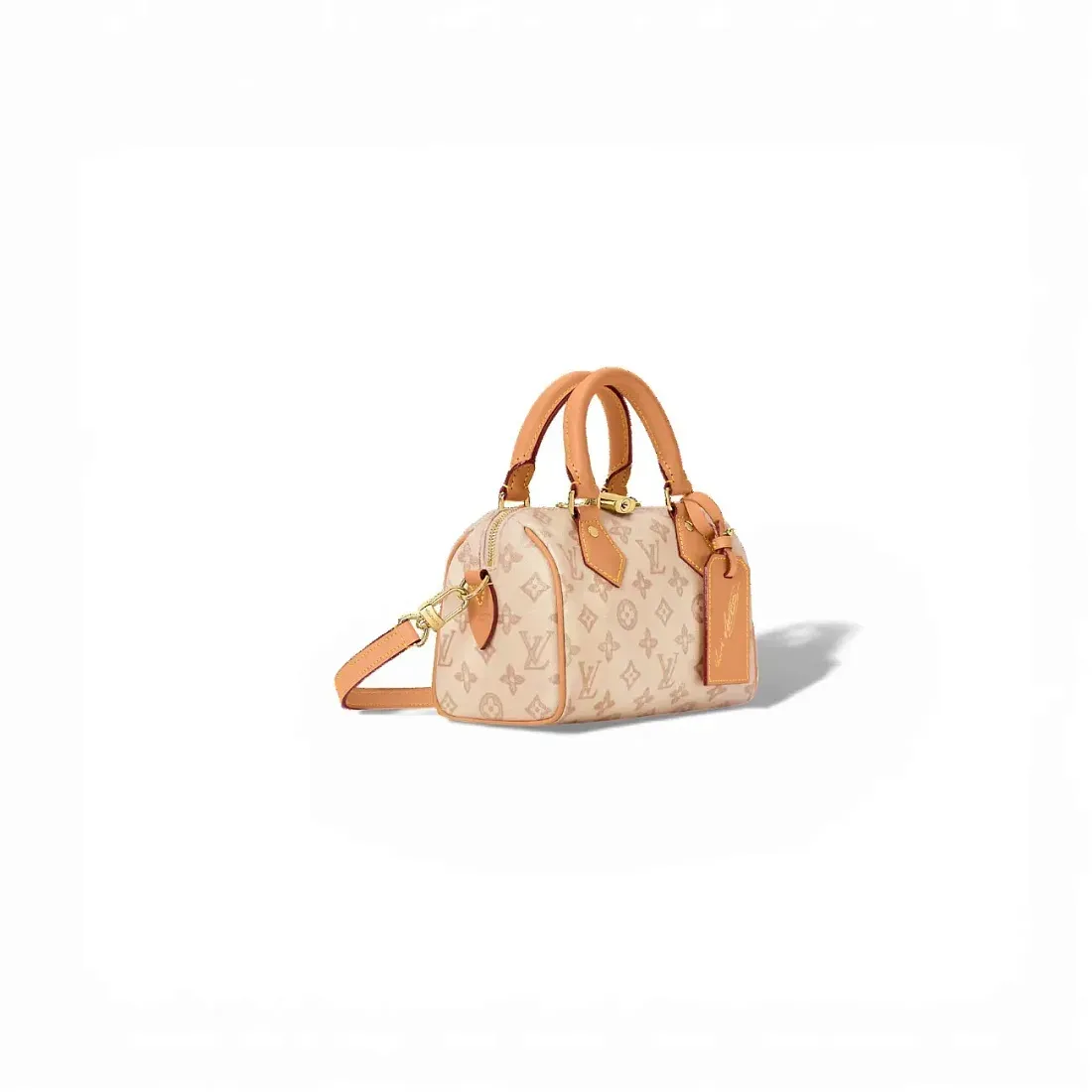 Louis Vuitton Сумка Speedy Bandouliere 20 NV Beige - фото 3