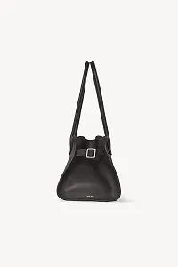 The Row Сумка Margaux Shoulder 12 из кожи Black - фото 2