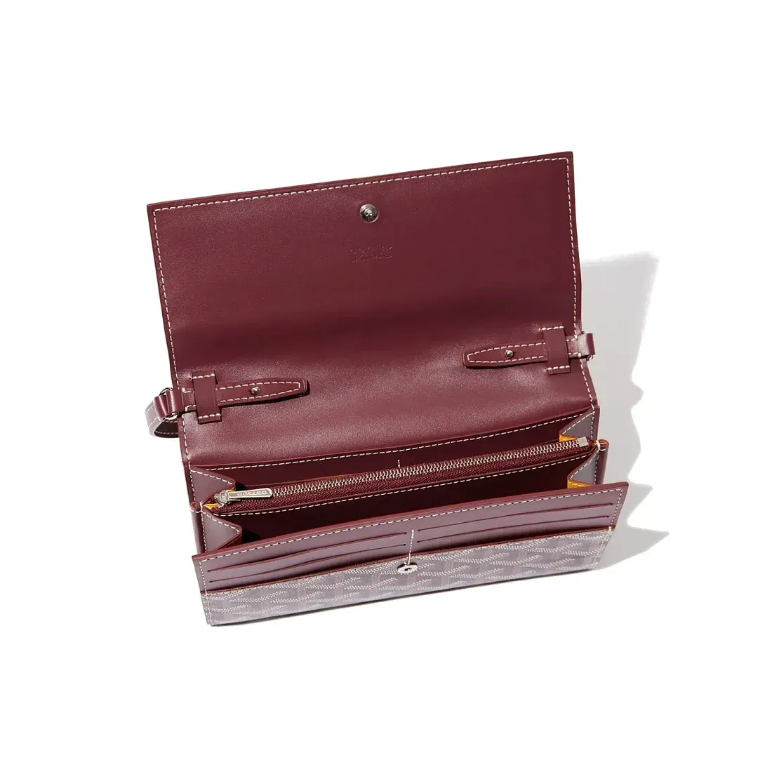 Goyard Кошелек Varenne Continental Burgundy - фото 2