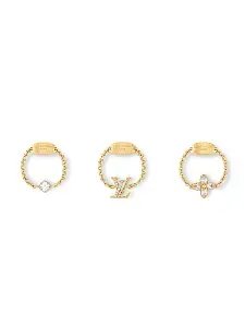 Louis Vuitton Набор из 3 колец Lady Gold - фото 1