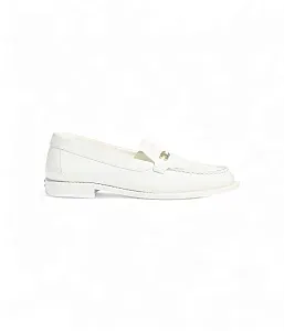 Chanel Кожаные мокасины White - фото 1