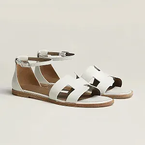Hermès Сандалии Santorini White - фото 1