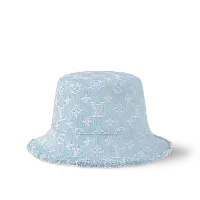 Louis Vuitton Шляпа-бакет Monogram Denim Bleu Denim Dark - фото 1