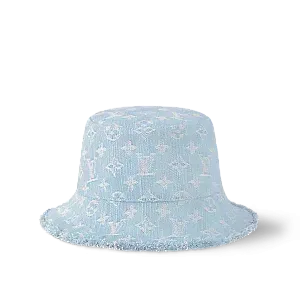 Louis Vuitton Шляпа-бакет Monogram Denim Bleu Denim Dark - фото 1