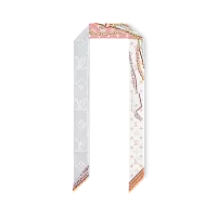 Louis Vuitton Шелковая лента Ultimate Monogram BB Blanc - фото 1