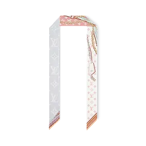Louis Vuitton Шелковая лента Ultimate Monogram BB Blanc - фото 1