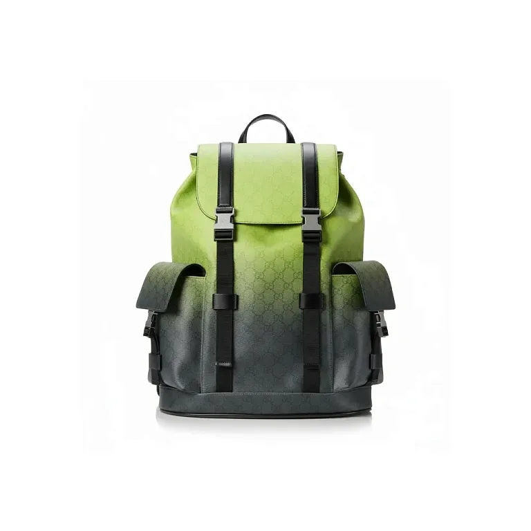 Большой рюкзак Gucci Light Green and Black - фото 1
