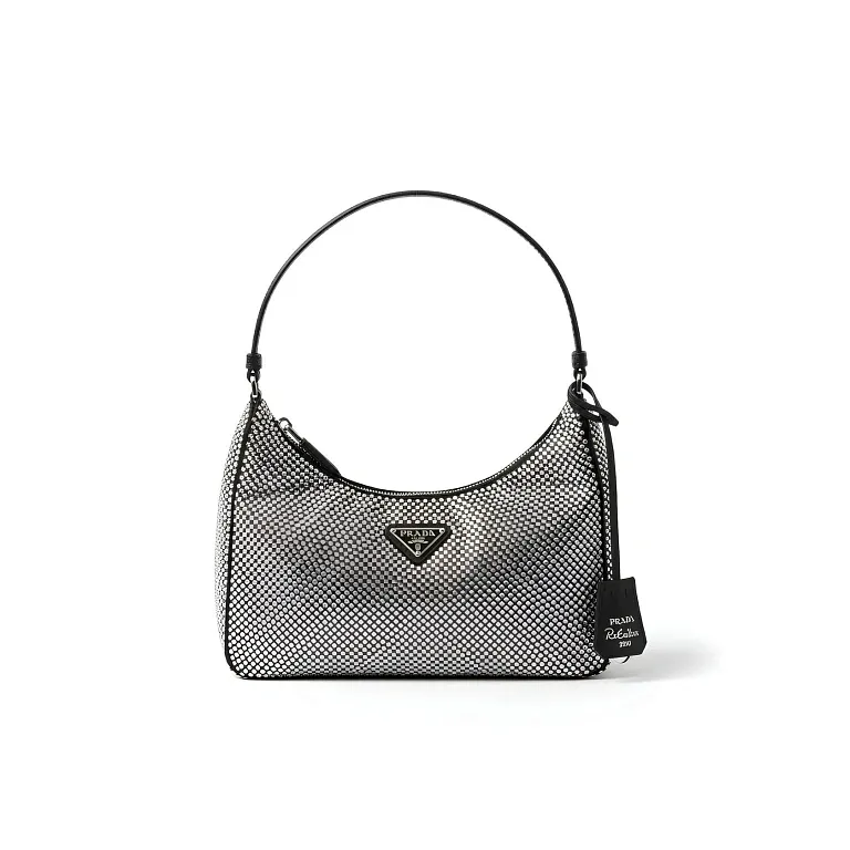 Мини-сумка Re-Edition 2005 Prada Crystal - фото 1