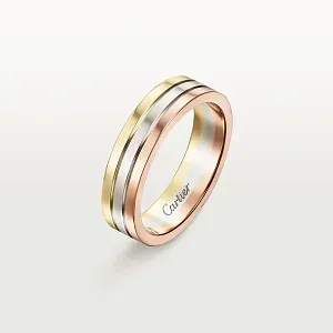 Cartier Обручальное кольцо Vendome Louis Yellow/White/Rose Gold - фото 3