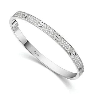Cartier Браслет Love medium model, paved - фото 5