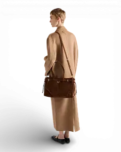Prada Сумка Bonnie large suede - фото 7