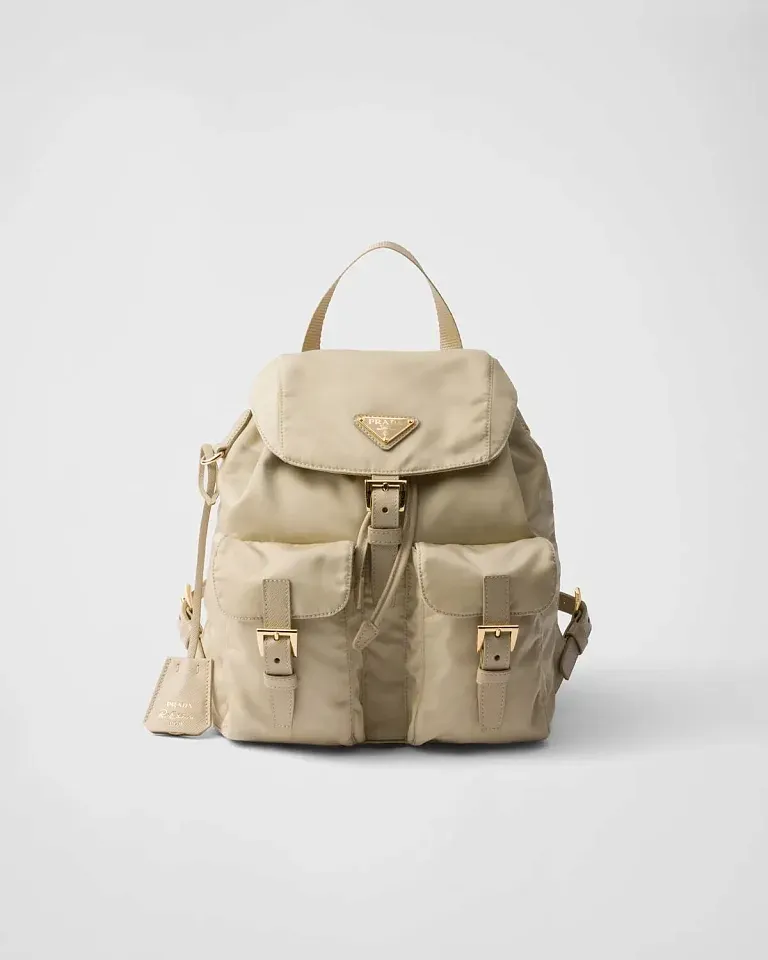 Маленький рюкзак Prada Re-Edition 1978 из нейлона Re-Nylon Desert - фото 1