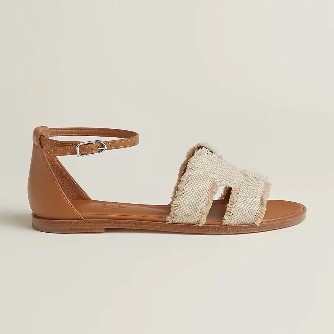 Hermès Сандалии Santorini Beige / Naturel - фото 3