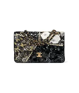 Chanel Классическая сумка 11.12 Black, Golden and White - фото 1