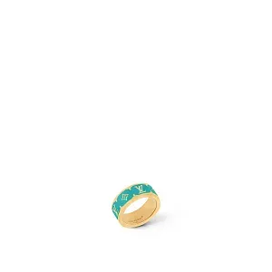 Louis Vuitton Кольцо Nanogram Enamel Turquoise - фото 2