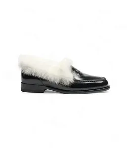 Chanel Кожаные лоферы Black / White - фото 1