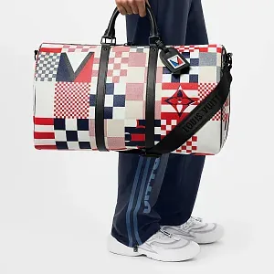 Louis Vuitton Сумка Keepall 50 с плечевым ремнем - фото 5