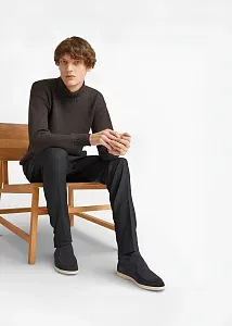 Loro Piana Ботинки Open Walk Dark Blue - фото 2