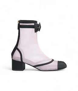 Chanel Ботильоны Light Pink/Back - фото 1