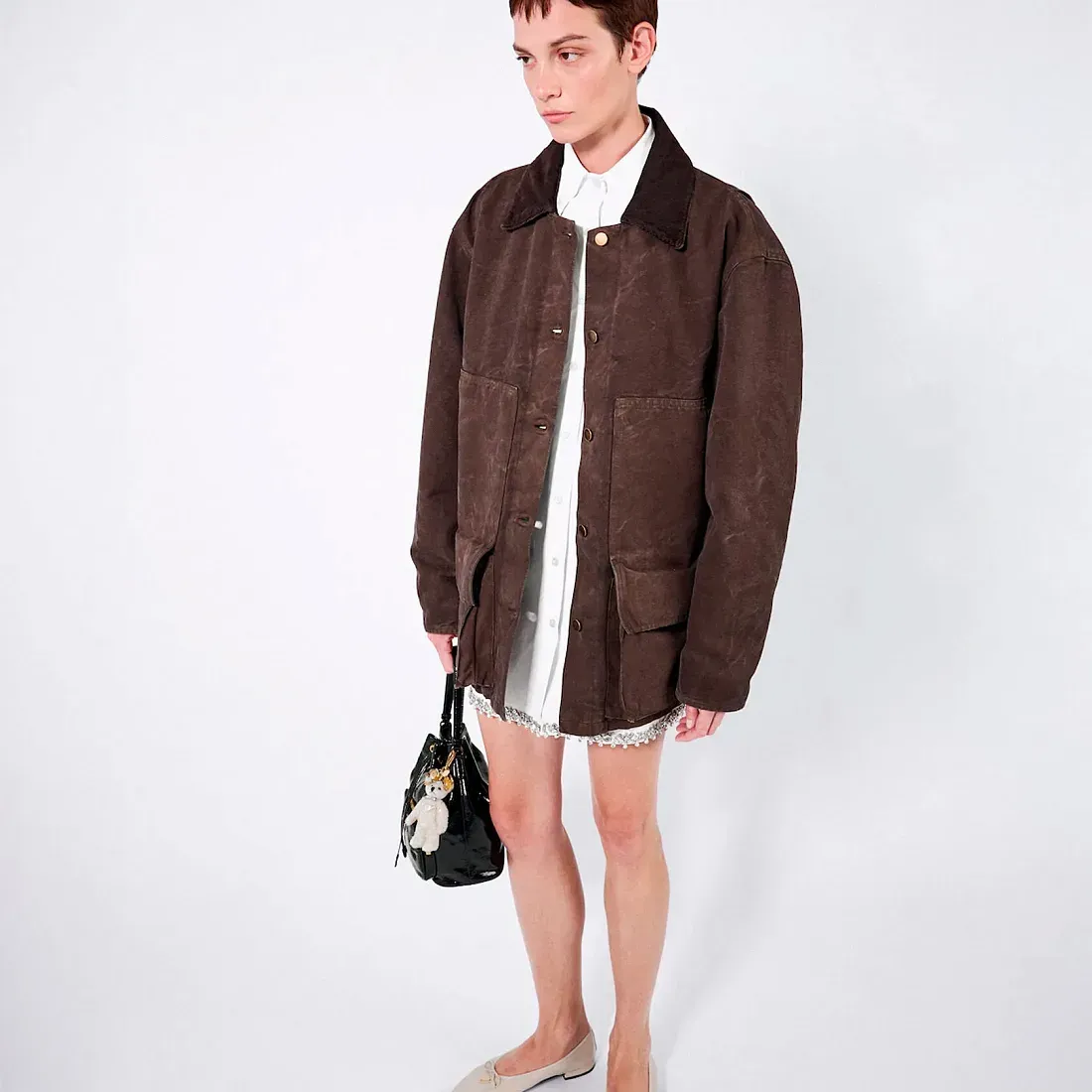 Prada Куртка из канвы - фото 3