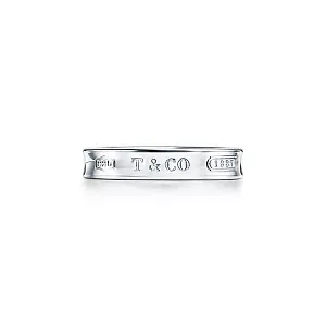 Tiffany & Co. Кольцо 1837 Narrow Ring in Silver - фото 1