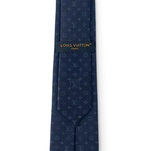 Louis Vuitton Галстук Monogram Gradient Navy Blue - фото 2