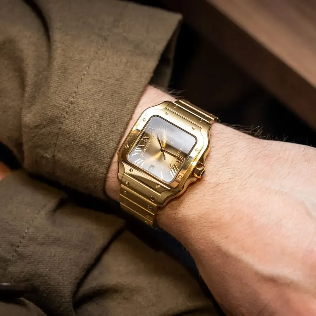 Cartier Часы Santos de watch Men - фото 2