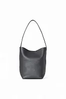 The Row Сумка Medium NS Park Tote Black из кожи Black - фото 1