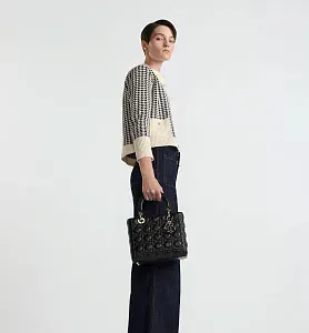 Dior Сумка Lady среднего формата Black - фото 2