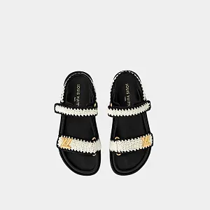 Louis Vuitton Сандалии LV Sunset Flat Comfort Black - фото 2