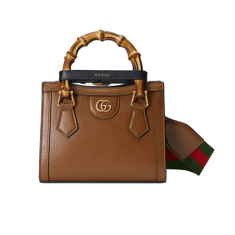 Маленькая сумка-тоут Diana Gucci Cuir - фото 1