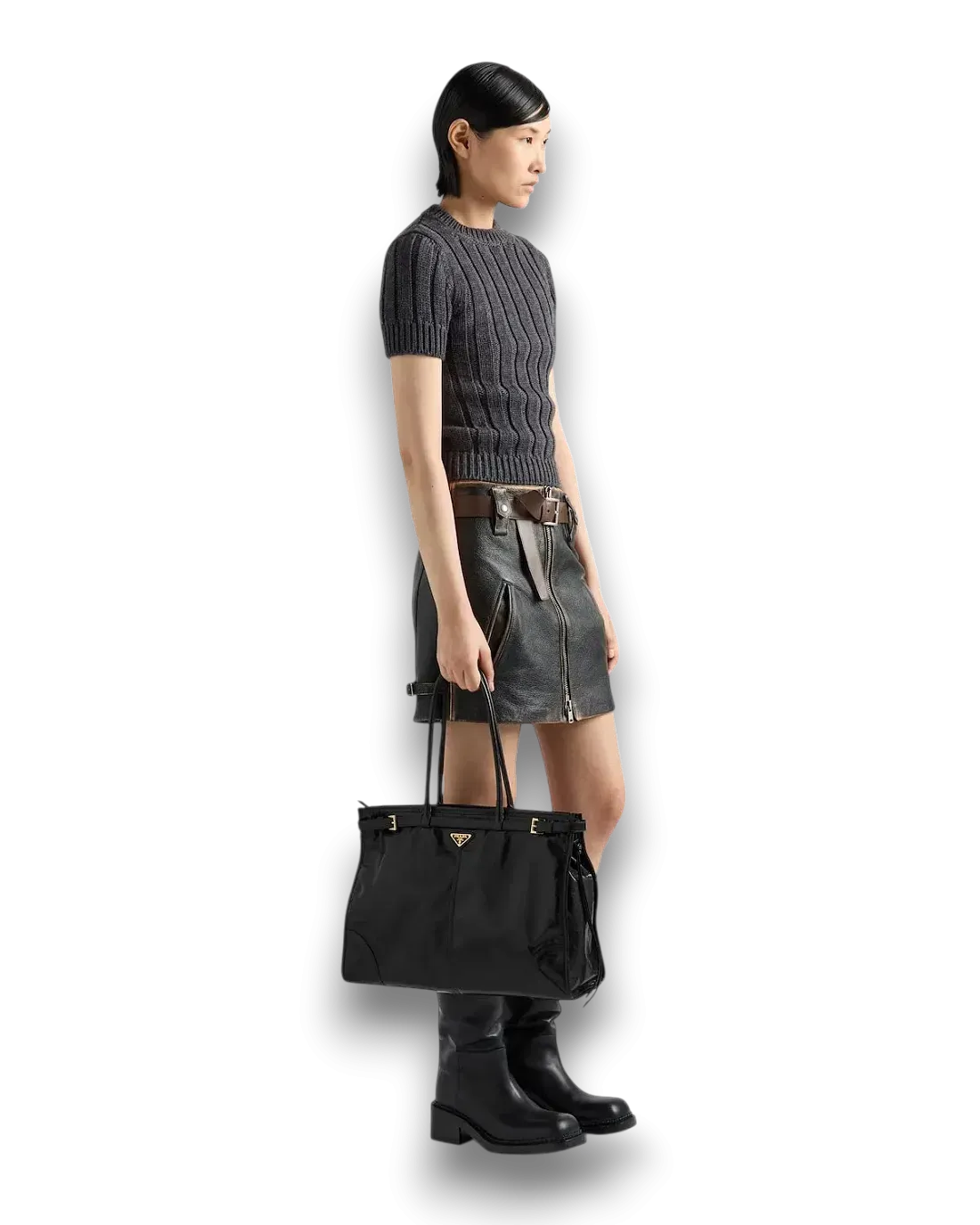 Prada Сумка Bonnie extra-large leather - фото 2