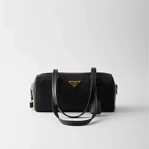 Prada Сумка из Re-Nylon и кожи среднего размера с замком - фото 1