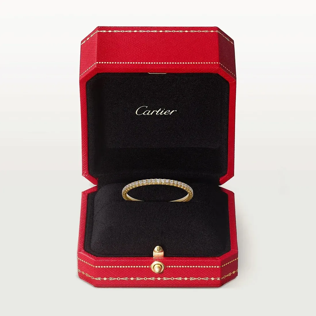 Cartier Обручальное кольцо с бриллиантовым паве Etincelle de 1,5 мм Yellow Gold - фото 5