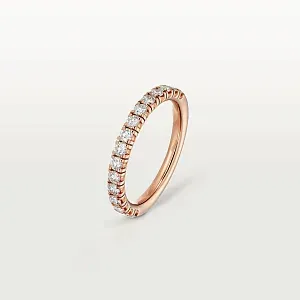 Cartier Обручальное кольцо c бриллиантовым паве Etincelle de 2,6 мм Rose Gold - фото 3