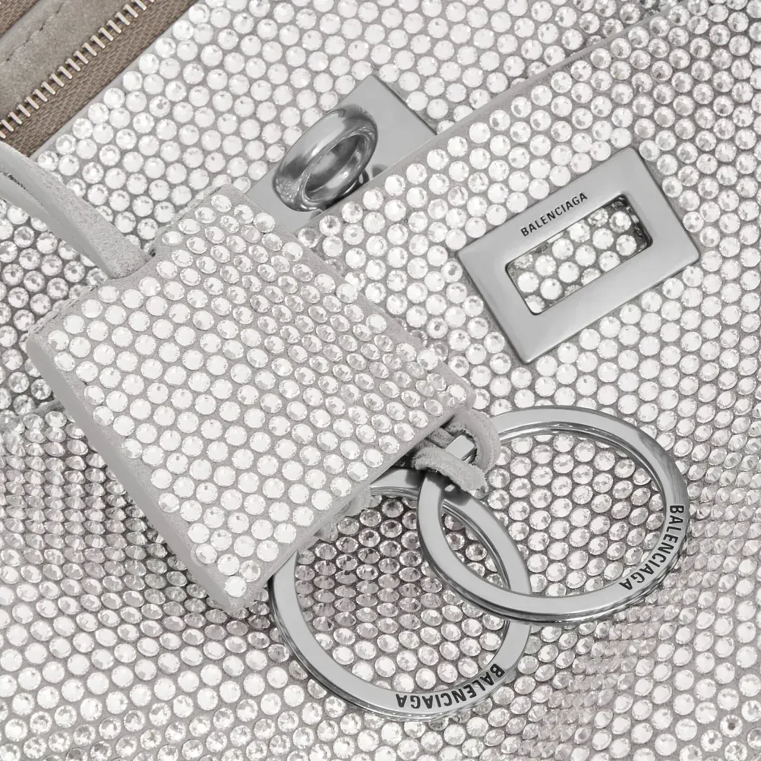 Balenciaga Сумка Rodeo Sling Pochette in Smoke Grey - фото 6