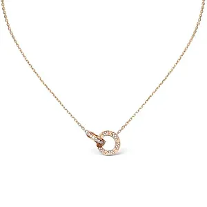 Cartier Кулон Love, paved Men Rose Gold - фото 1
