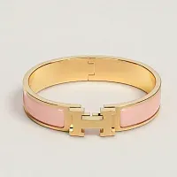 Hermès Браслет Clic H Rose Candeur - фото 1