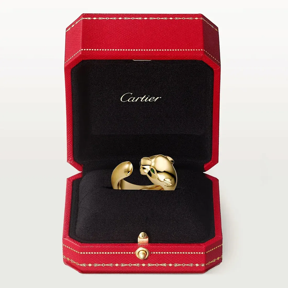 Cartier Кольцо средняя модель Panthere de Yellow Gold - фото 4