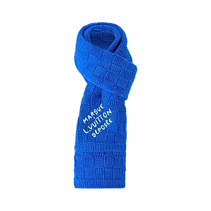 Louis Vuitton Шарф Damier Snug Blue - фото 2
