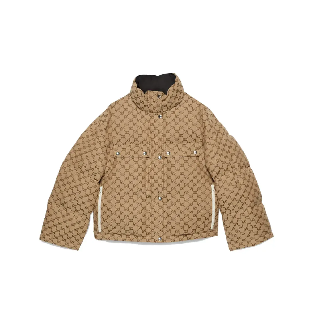 Gucci Стеганная куртка из хлопкового паулента GG - фото 2