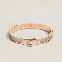 Hermès Браслет Mini Clic Kelly Marron Glace - фото 1