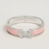 Hermès Браслет Clic H Rose Candeur - фото 1