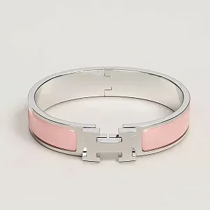 Hermès Браслет Clic H Rose Candeur - фото 1
