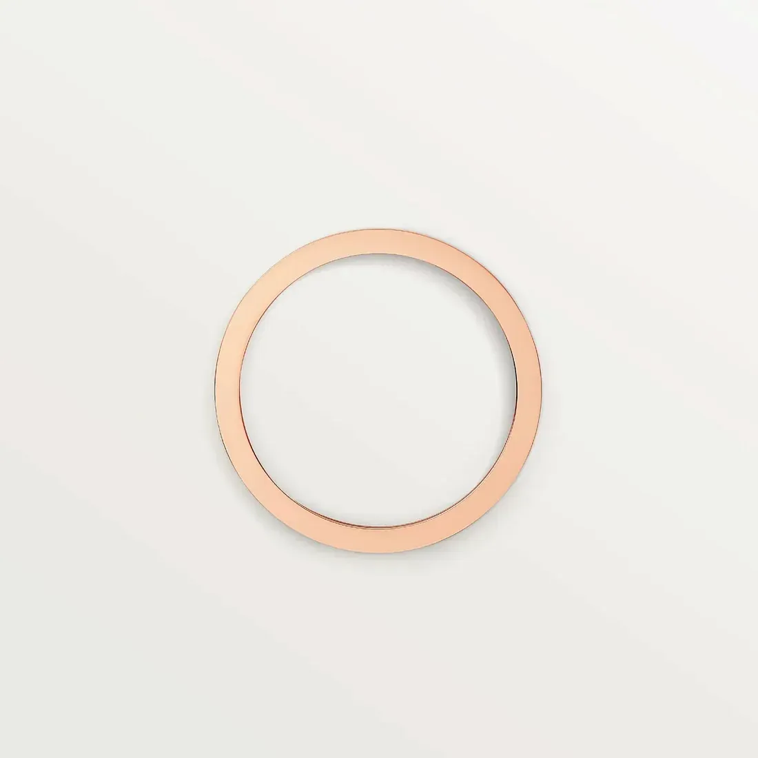 Cartier Обручальное кольцо с 1 бриллиантом C de Men 4 мм Rose Gold - фото 3