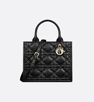 Dior Сумка Book Tote calfskin маленького формата Black - фото 1