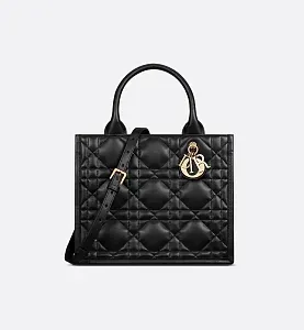 Dior Сумка Book Tote calfskin маленького формата Black - фото 1