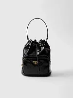Prada Сумка Duet из лакированной кожи naplak Black - фото 1
