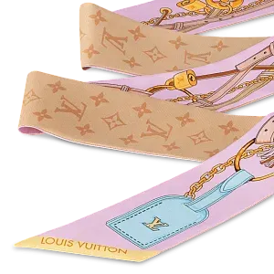 Louis Vuitton Шелковая лента Flower And Straps BB Parme - фото 2